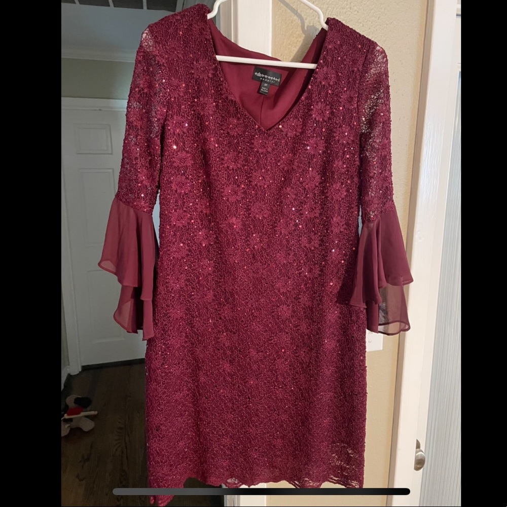 Burgundy Holiday Dress